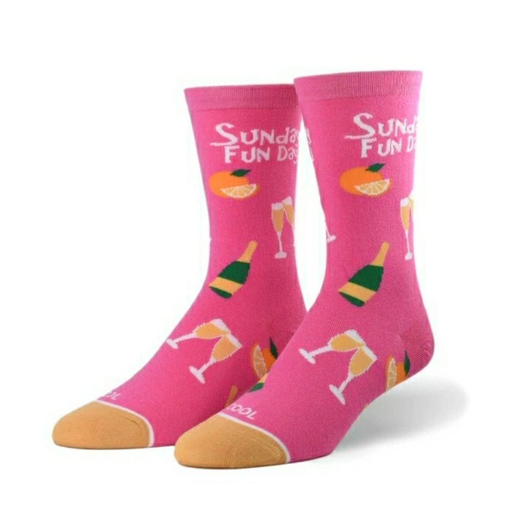 Cool Socks - Sunday Fun Day Mimosa Socks